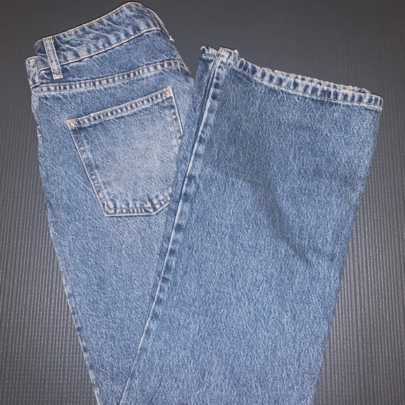 TOPSHOP-High Waisted Rigid 90s Flare - Picture 2 of 3